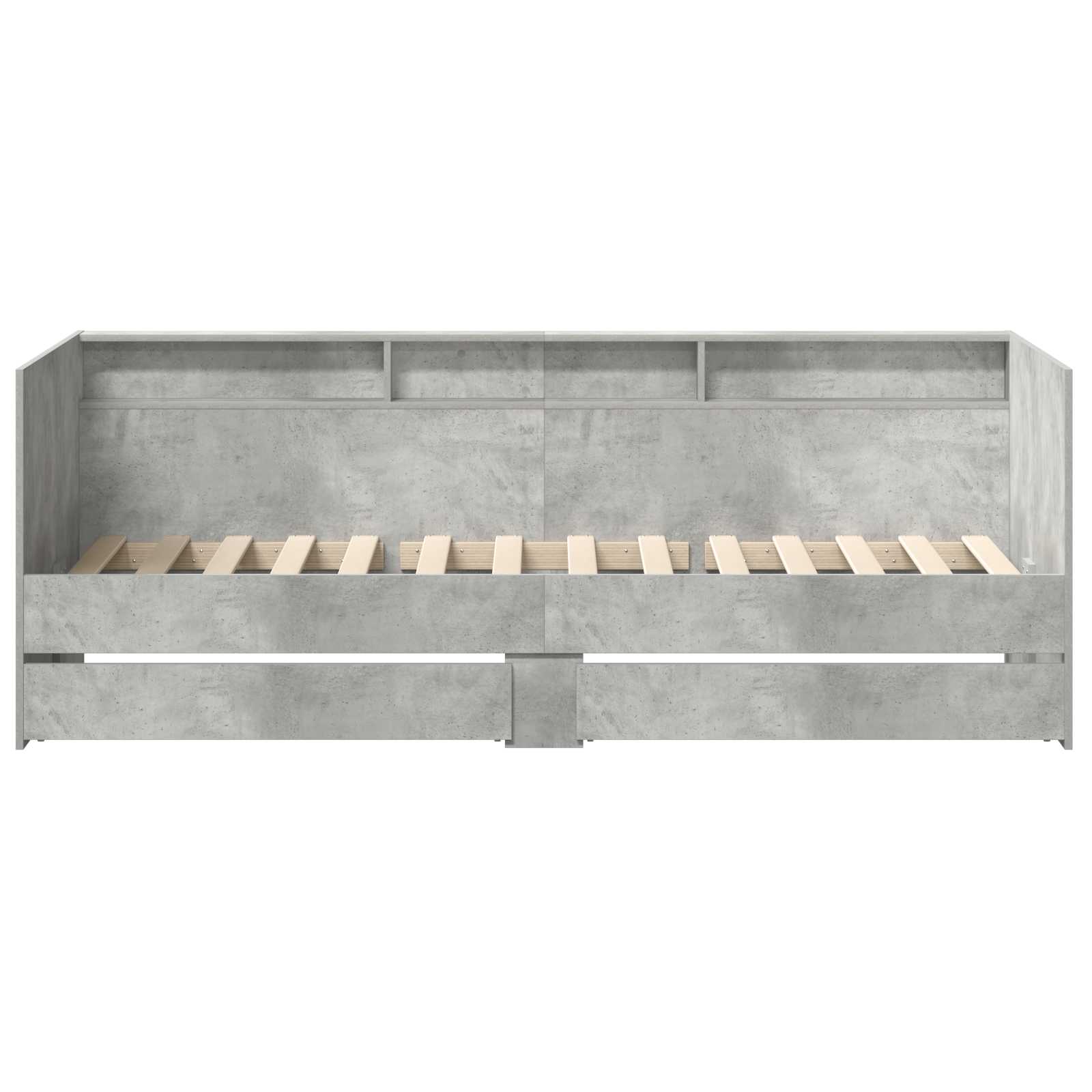 Κρεβάτι Ημέρας με συρτάρι Γκρι 90 x 200 cm Επεξεργασμένο ξύλο