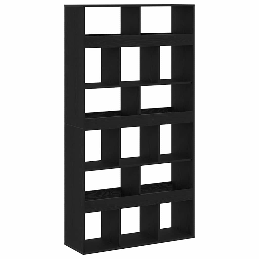 Βιβλιοθήκη 2 pcs Μαύρη Οξυά 100 x 33 x 187,5 εκ.