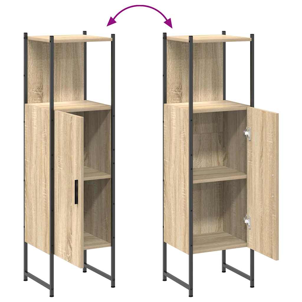 Σετ Επίπλων Μπάνιου 3 τμχ. Καφέ 33 x 33 x 120,5 εκ. - Pakobazaar