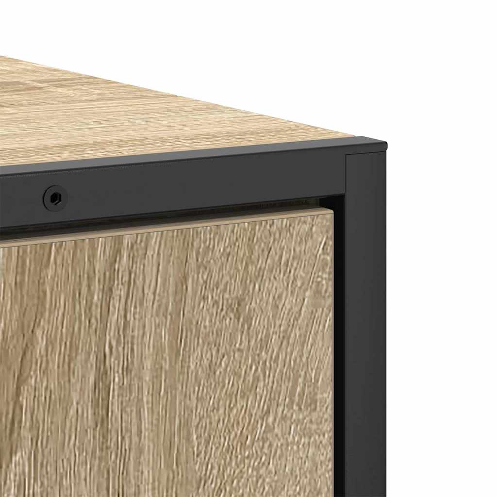 Σετ Επίπλων Μπάνιου με ράφι 3 pcs Καφέ Επεξεργασμένο ξύλο