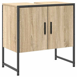 Σετ Επίπλων Μπάνιου 3 τμχ. Καφέ 60 x 33 x 60 εκ
