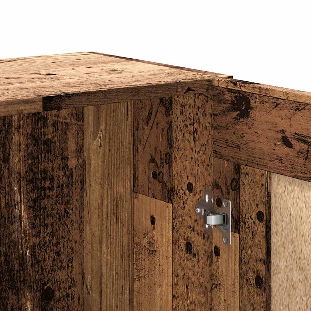 Βιβλιοθήκη Όψη Παλαιού Ξύλου 82,5x30,5x150 εκ. Επεξ. Ξύλο