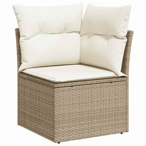 Σετ Καναπέ Κήπου 8 τμχ. Μπεζ συνθετικό ρατάν