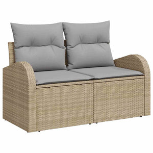 Σετ Καναπέ Κήπου Μπεζ συνθετικό ρατάν