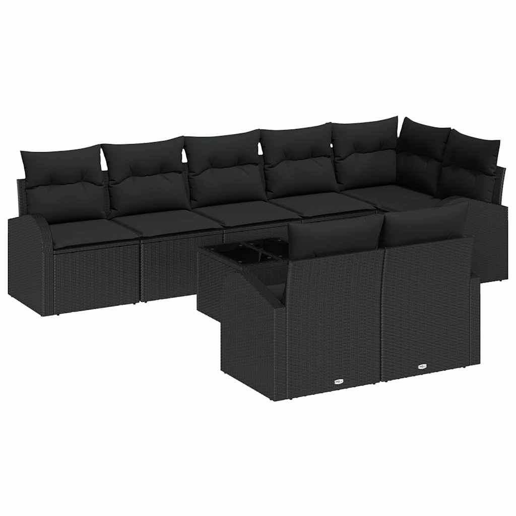 Σετ Καναπέ Κήπου 9 pcs συνθετικό ρατάν