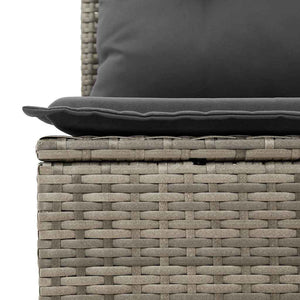 Σετ Καναπέ 8 τμχ. Γκρι συνθετικό ρατάν