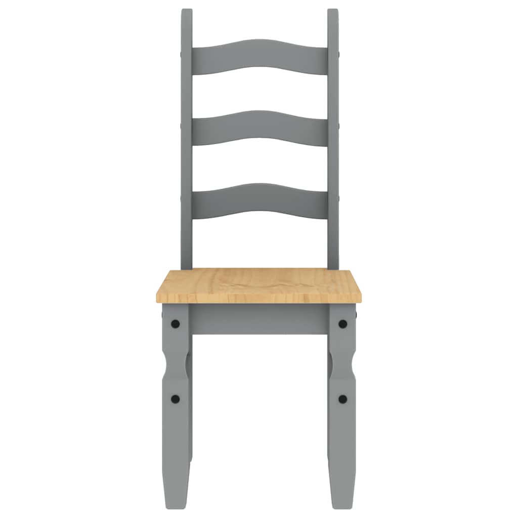 Σετ Τραπεζαρίας 5 Τεμαχίων PANAMA από Μασίφ Ξύλο Πεύκου Γκρι