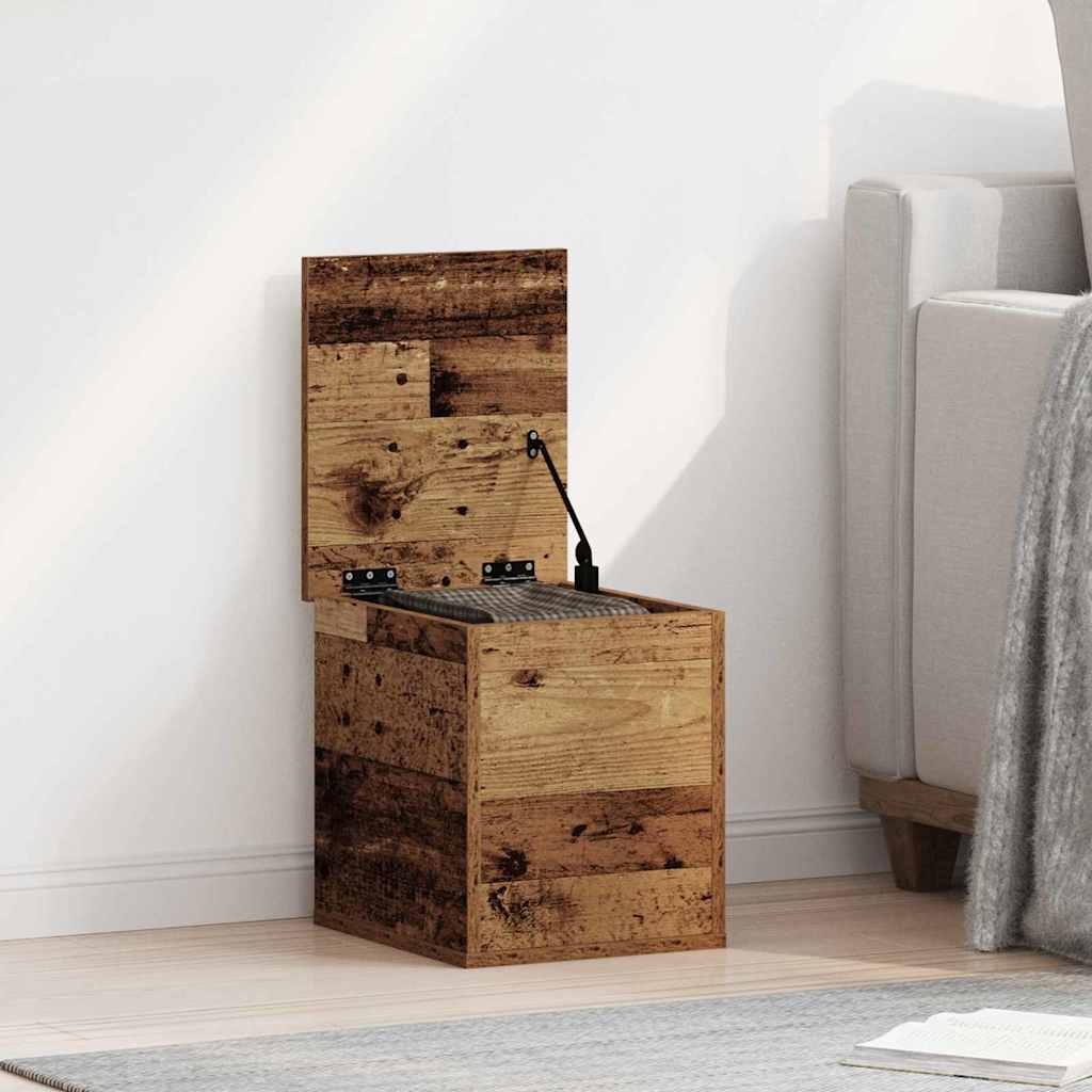 Κουτί αποθήκευσης Παλιό Ξύλο 30 x 35 x 35 cm Επεξεργασμένο ξύλο - Pakobazaar