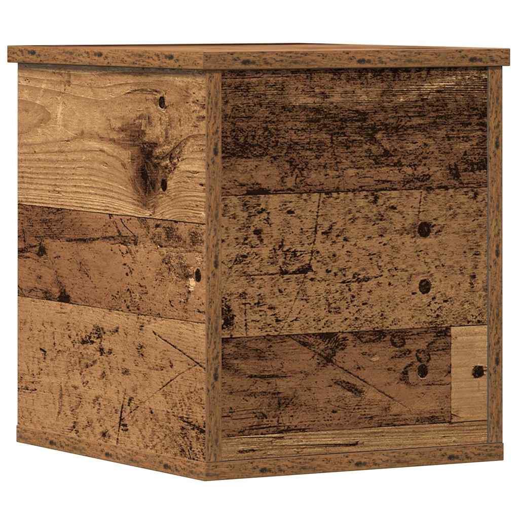 Κουτί αποθήκευσης Παλιό Ξύλο 30 x 35 x 35 cm Επεξεργασμένο ξύλο - Pakobazaar
