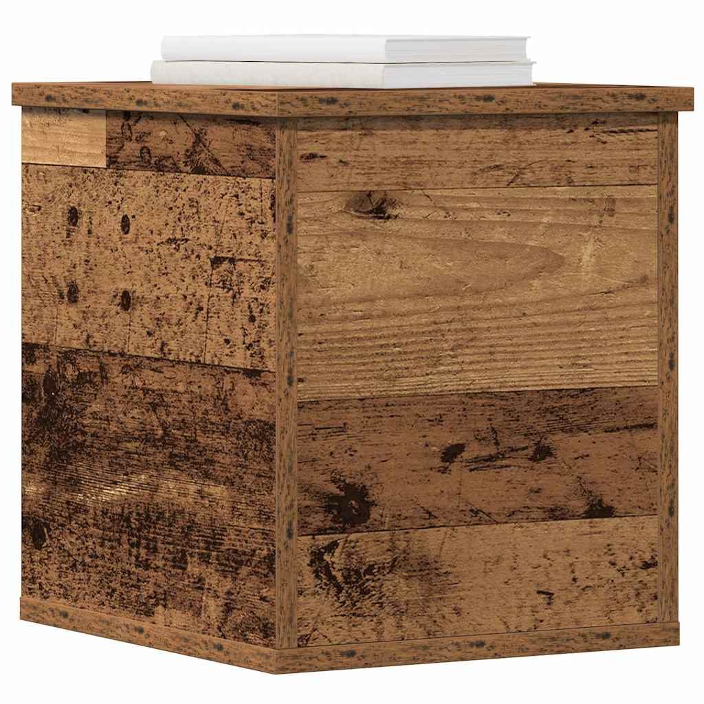 Κουτί αποθήκευσης Παλιό Ξύλο 30 x 35 x 35 cm Επεξεργασμένο ξύλο - Pakobazaar