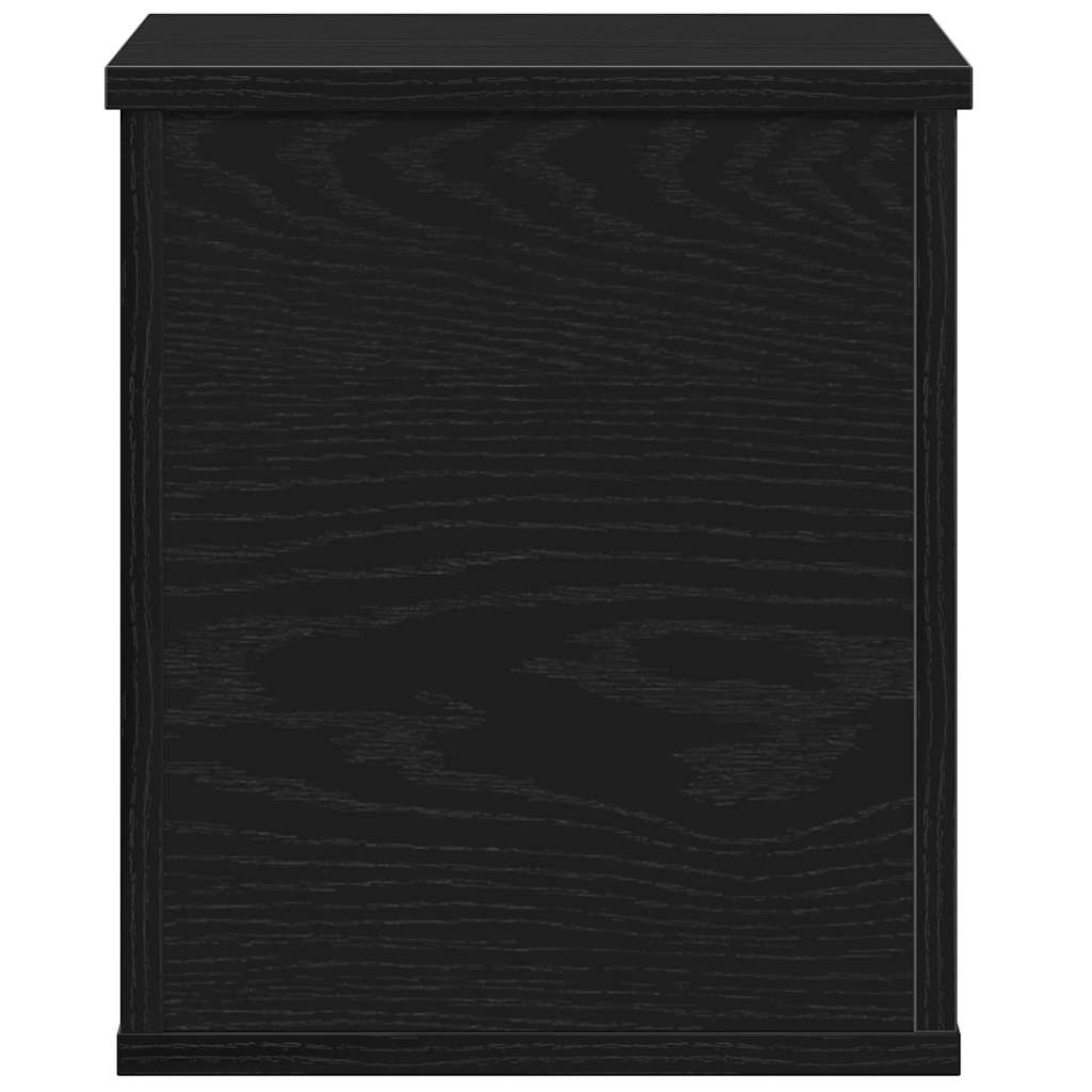 Κουτί αποθήκευσης Μαύρη Οξυά 30 x 35 x 35 cm Επεξεργασμένο ξύλο - Pakobazaar