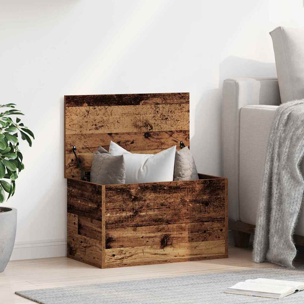 Κουτί αποθήκευσης Παλιό Ξύλο 60 x 35 x 35 cm Επεξεργασμένο ξύλο - Pakobazaar