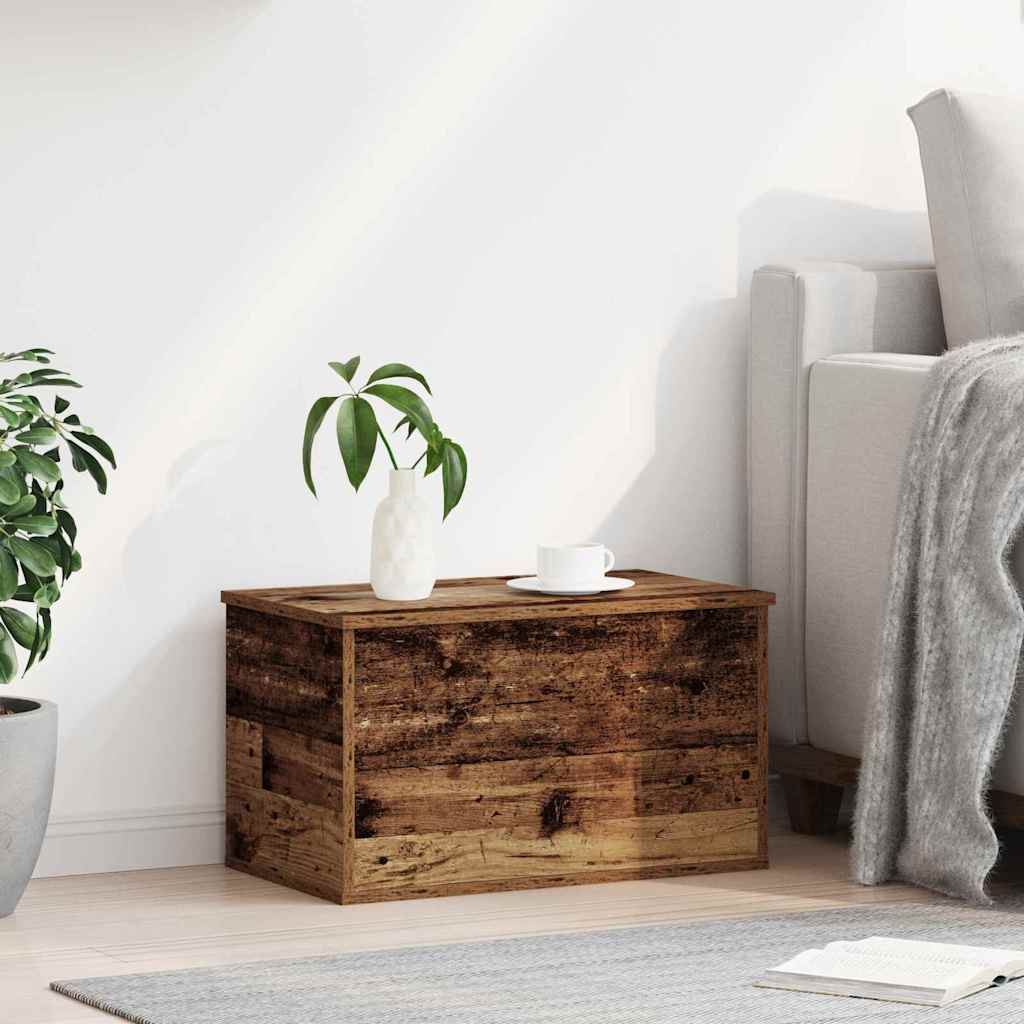 Κουτί αποθήκευσης Παλιό Ξύλο 60 x 35 x 35 cm Επεξεργασμένο ξύλο - Pakobazaar
