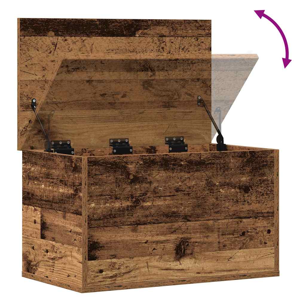 Κουτί αποθήκευσης Παλιό Ξύλο 60 x 35 x 35 cm Επεξεργασμένο ξύλο - Pakobazaar