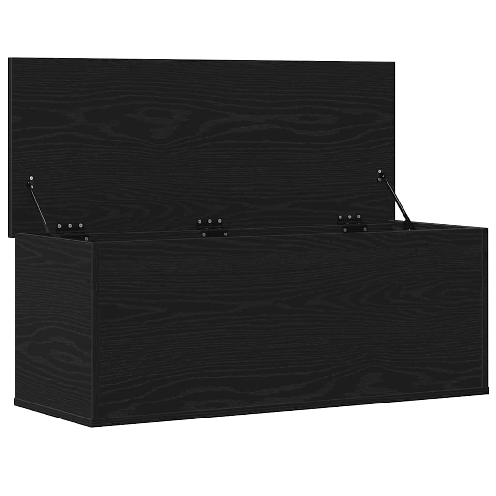 Κουτί αποθήκευσης Μαύρη Οξυά 90 x 35 x 35 cm Επεξεργασμένο ξύλο - Pakobazaar
