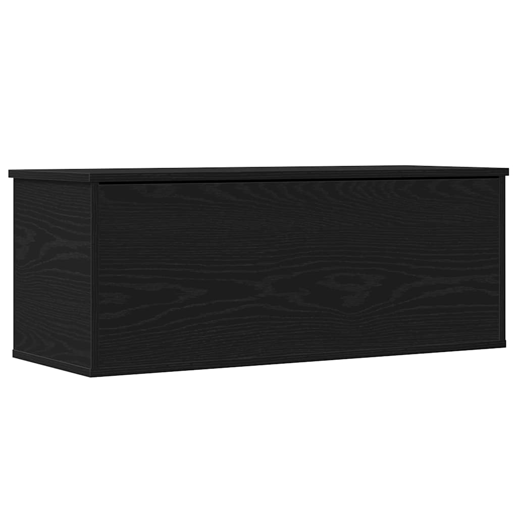Κουτί αποθήκευσης Μαύρη Οξυά 90 x 35 x 35 cm Επεξεργασμένο ξύλο - Pakobazaar