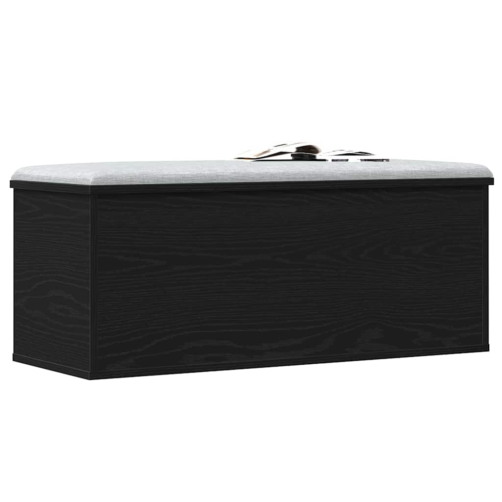 Κουτί αποθήκευσης Μαύρη Οξυά 90 x 35 x 35 cm Επεξεργασμένο ξύλο - Pakobazaar