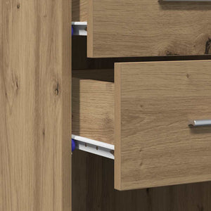 Βιβλιοθήκη με συρτάρι Artisan Oak 30 x 42.4 x 185.2 εκ. - Pakobazaar