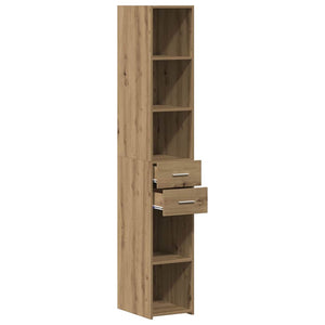 Βιβλιοθήκη με συρτάρι Artisan Oak 30 x 42.4 x 185.2 εκ. - Pakobazaar