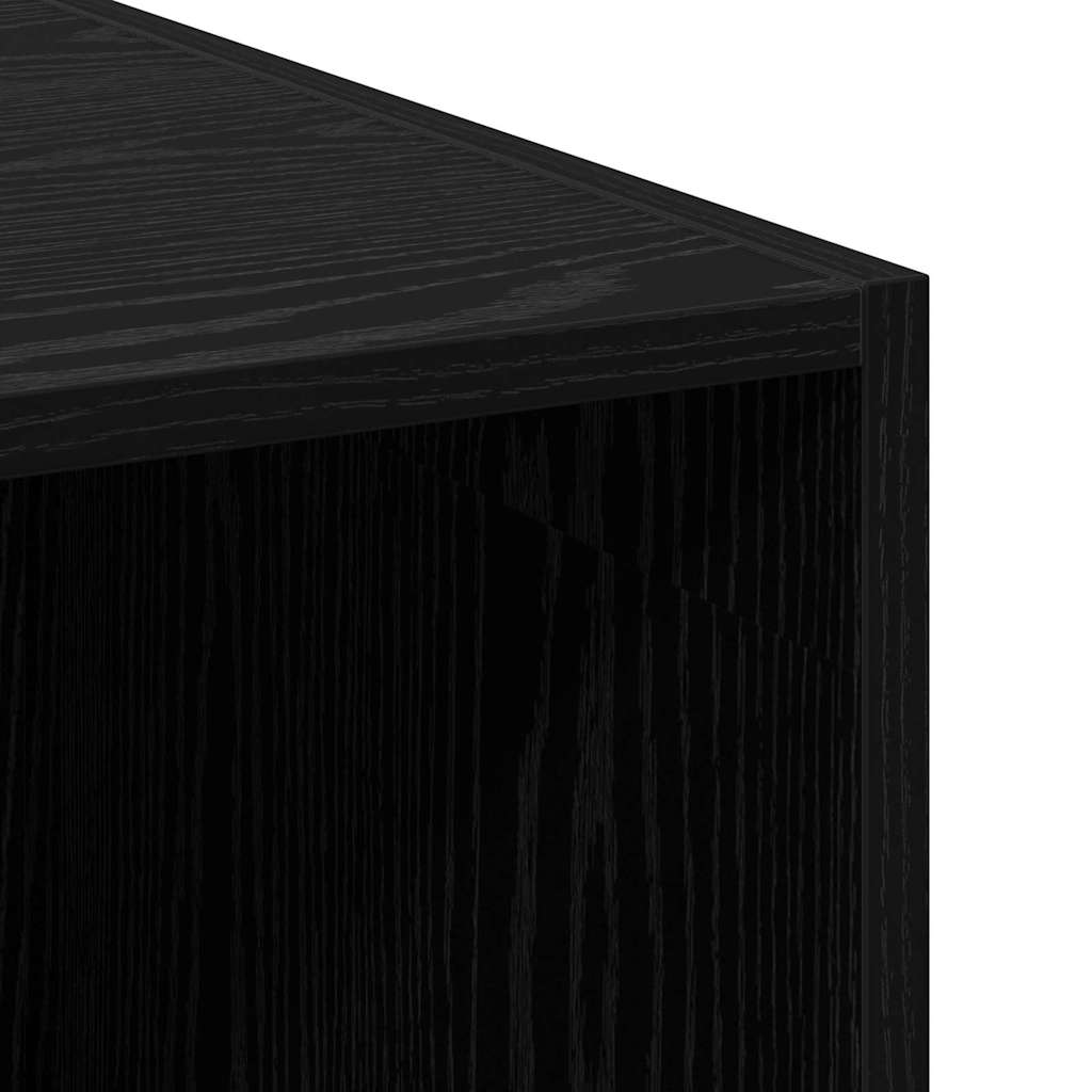 Βιβλιοθήκη με συρτάρι Μαύρη Οξυά 30 x 42.4 x 185.2 εκ. - Pakobazaar