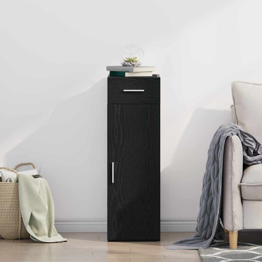 Πλαϊνό γραφείο με συρτάρι Μαύρη Οξυά 30 x 42,5 x 93 εκ. - Pakobazaar