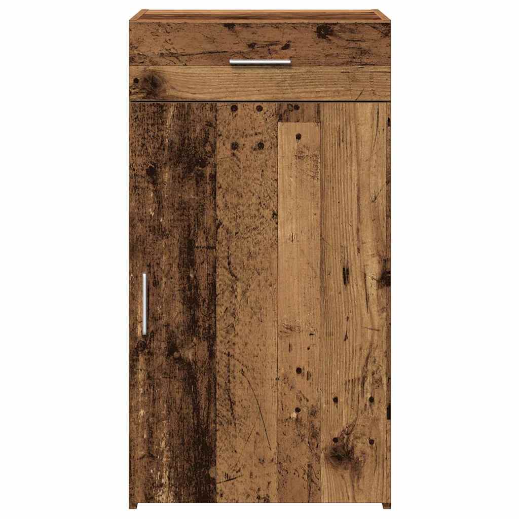 Πλαϊνό γραφείο με συρτάρι Παλιό ξύλο 50 x 42,5 x 93 εκ.