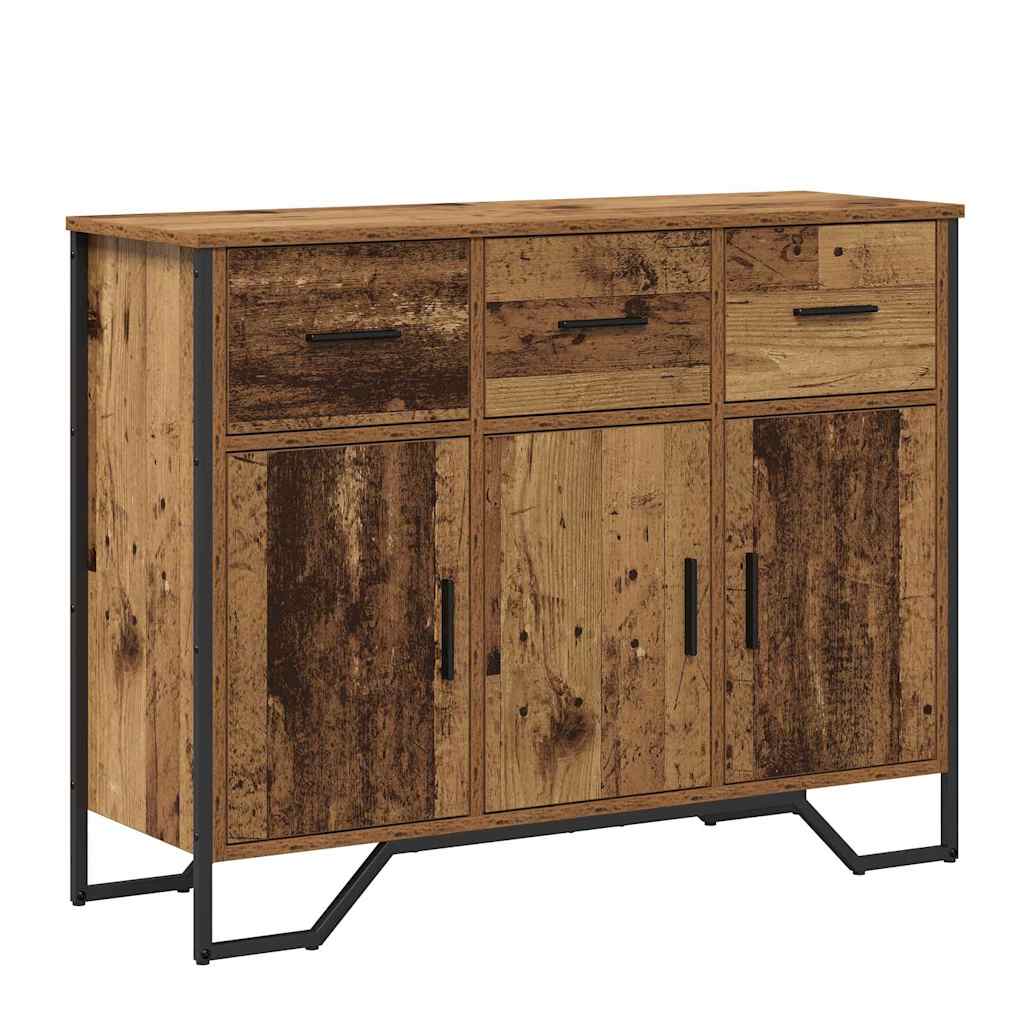 Πλαϊνό γραφείο με συρτάρι Παλιό ξύλο 97 x 32,5 x 74,5 εκ. - Pakobazaar