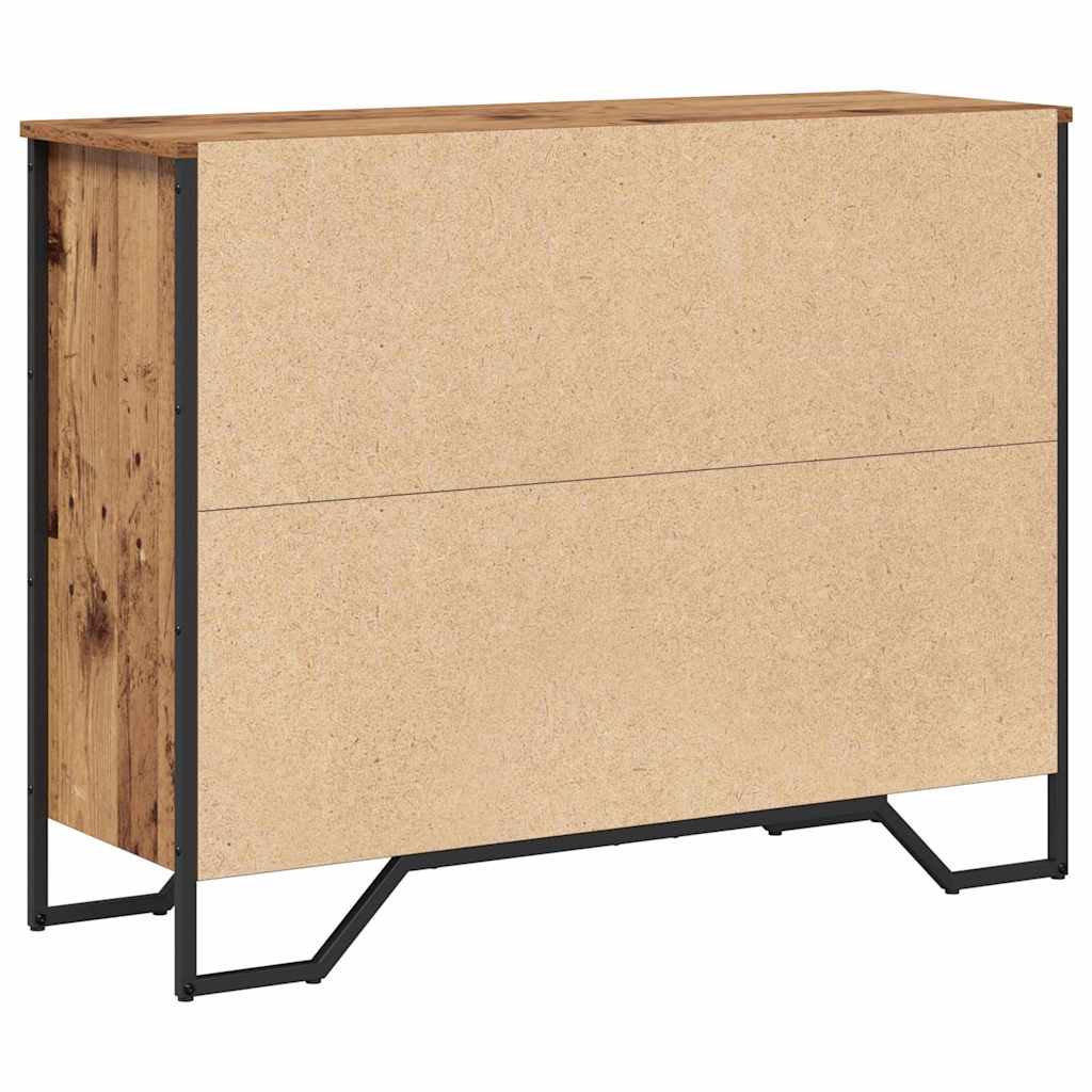 Πλαϊνό γραφείο με συρτάρι Παλιό ξύλο 97 x 32,5 x 74,5 εκ. - Pakobazaar