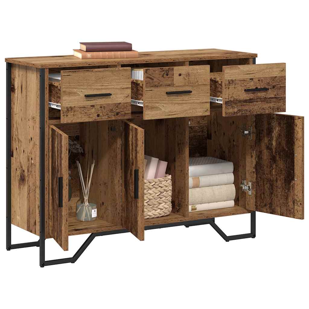 Πλαϊνό γραφείο με συρτάρι Παλιό ξύλο 97 x 32,5 x 74,5 εκ. - Pakobazaar