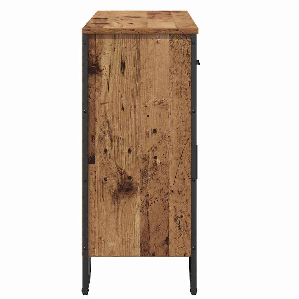 Πλαϊνό γραφείο με συρτάρι Παλιό ξύλο 97 x 32,5 x 74,5 εκ. - Pakobazaar