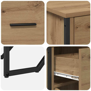 Πλαϊνό γραφείο με συρτάρι Artisan Oak 97 x 32,5 x 74,5 εκ. - Pakobazaar