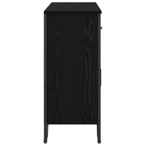 Πλαϊνό γραφείο με συρτάρι Μαύρη Οξυά 97 x 32,5 x 74,5 εκ.