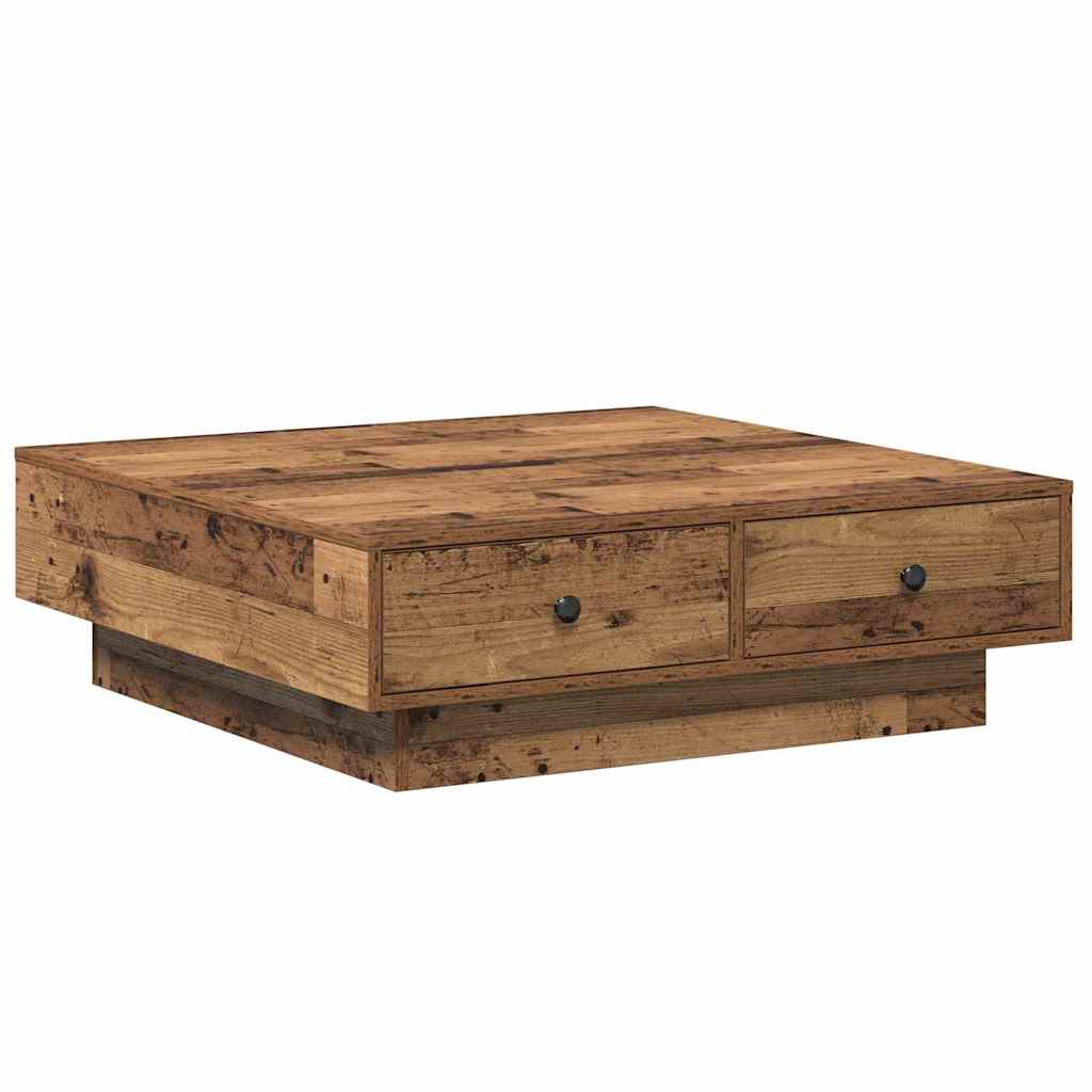 Τραπεζάκι σαλονιού Παλιό ξύλο 90 x 90 x 28 cm - Pakobazaar