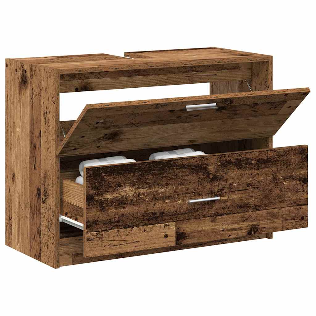 Ντουλάπι Μπάνιου Παλιό Ξύλο 78 x 37 x 59 cm Επεξεργασμένο ξύλο - Pakobazaar