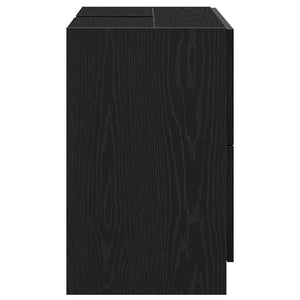Ντουλάπι Μπάνιου Μαύρη Οξυά 78 x 37 x 59 cm Επεξεργασμένο ξύλο - Pakobazaar