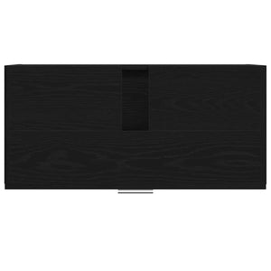 Ντουλάπι Μπάνιου Μαύρη Οξυά 78 x 37 x 59 cm Επεξεργασμένο ξύλο - Pakobazaar
