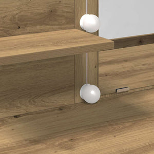 Τραπέζι περιποίησης με συρτάρι Artisan Oak 100 x 40 x 130 εκ - Pakobazaar