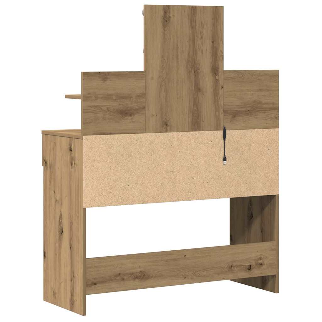 Τραπέζι περιποίησης με συρτάρι Artisan Oak 100 x 40 x 130 εκ - Pakobazaar