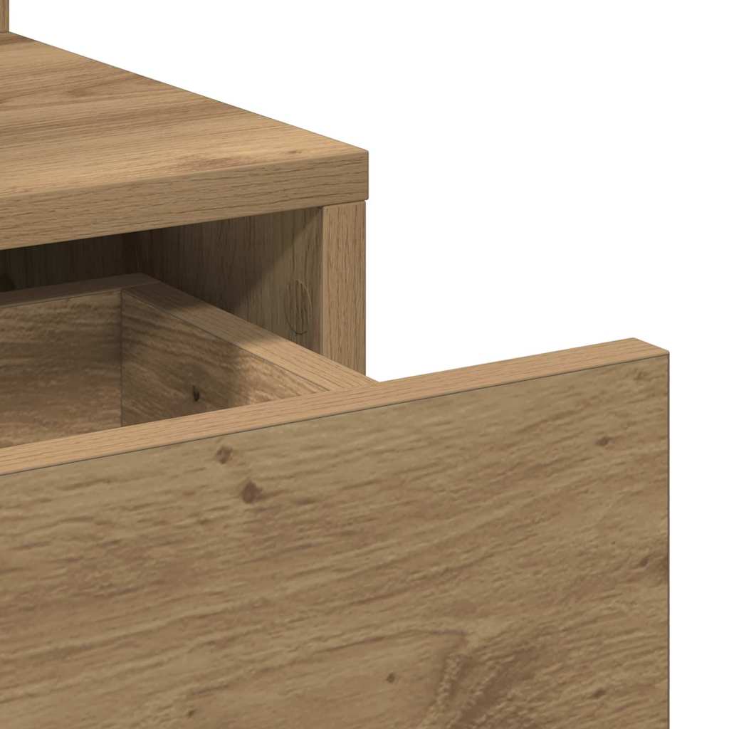 Τραπέζι περιποίησης με συρτάρι Artisan Oak 80 x 35 x 132 εκ. - Pakobazaar