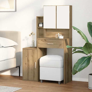 Τραπέζι περιποίησης με συρτάρι Artisan Oak 80 x 35 x 132 εκ. - Pakobazaar