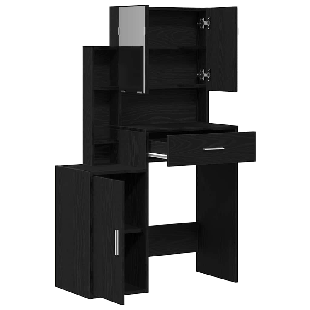 Τραπέζι περιποίησης με συρτάρι Μαύρη Οξυά 80 x 35 x 132 εκ. - Pakobazaar