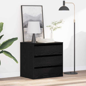 Ντουλάπι με Συρτάρια Μαύρο 60 x 41 x 58 cm Επεξεργασμένο ξύλο - Pakobazaar