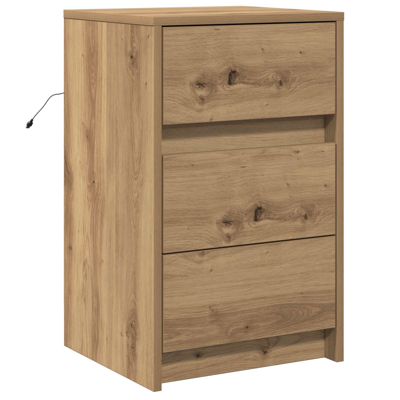 Κομοδίνο Artisan Oak 38 x 34 x 61 εκ. Επεξεργασμένο ξύλο - Pakobazaar