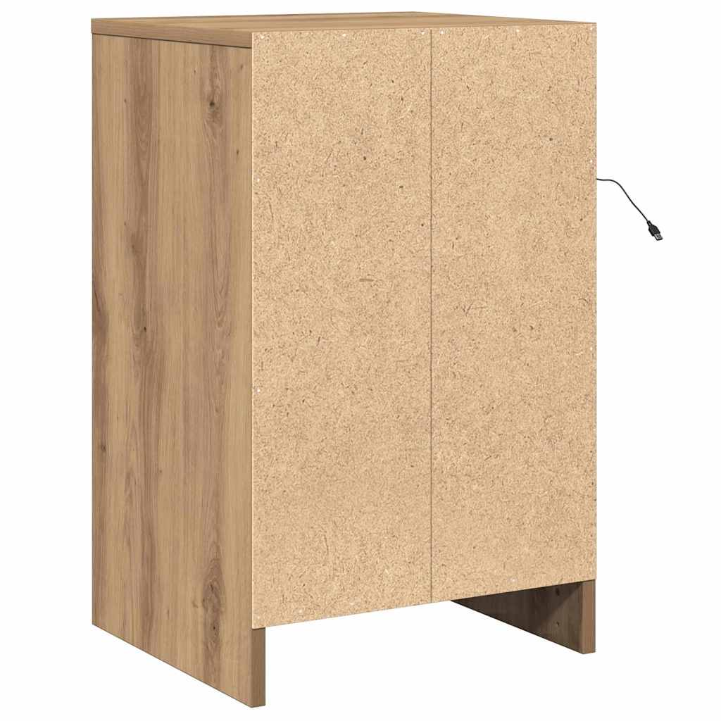 Κομοδίνο Artisan Oak 38 x 34 x 61 εκ. Επεξεργασμένο ξύλο - Pakobazaar