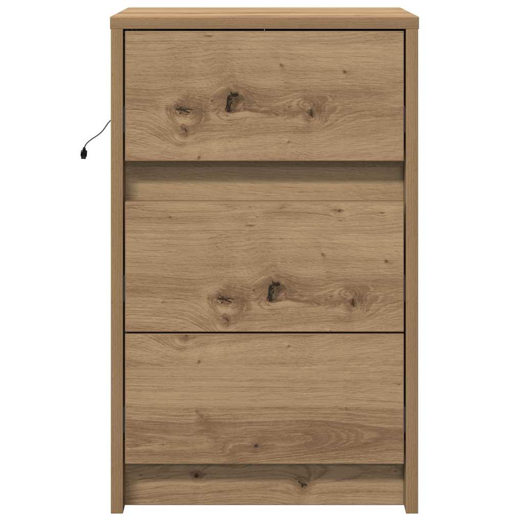 Κομοδίνο Artisan Oak 38 x 34 x 61 εκ. Επεξεργασμένο ξύλο - Pakobazaar