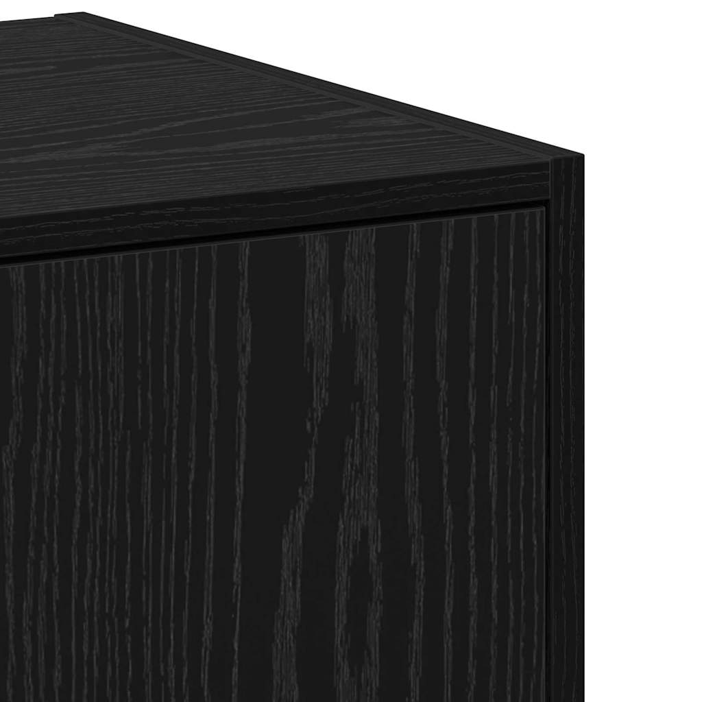Φαρμακοποιϊκή Ντουλάπα Μαύρη δρυς 40 x 41 x 77.5 εκ.