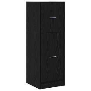 Φαρμακοποιϊκή Ντουλάπα Μαύρη δρυς 40 x 41 x 118 εκ.