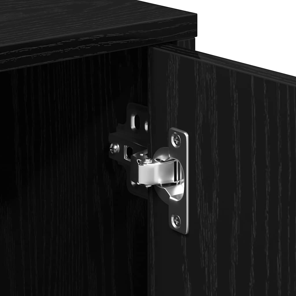 Μπουφές Μαύρης Δρυός 60x31x70 εκ. από Τεχνητό Ξύλο - Pakobazaar
