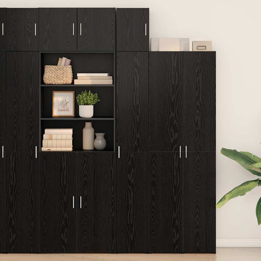 Τοίχου Ντουλάπα Επιτοίχιο Μαύρη Οξυά 30 x 42.5 x 39.5 εκ - Pakobazaar