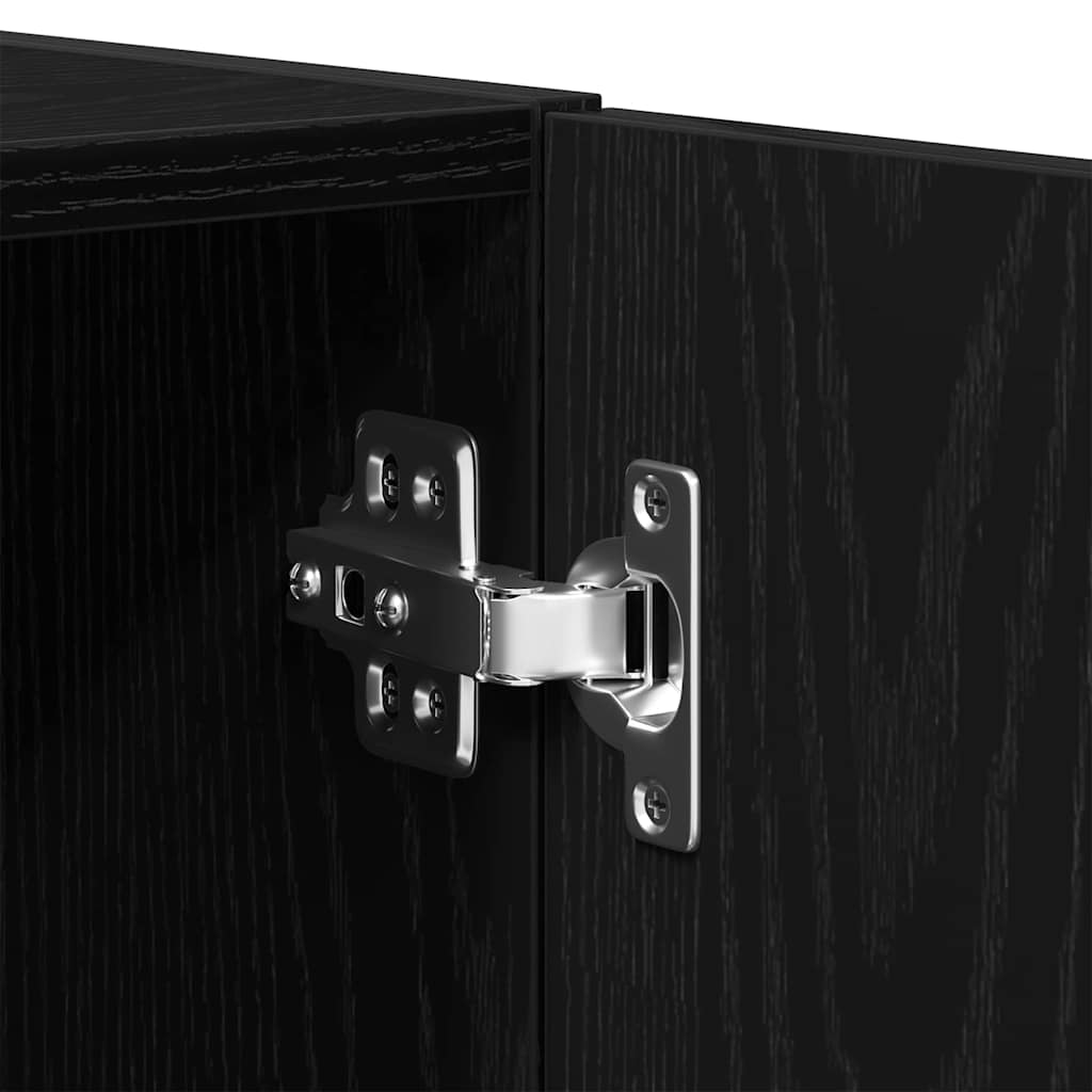 Ντουλάπα Τοίχου Επιτοίχιο Μαύρη δρυς 70 x 42.5 x 40 εκ. - Pakobazaar